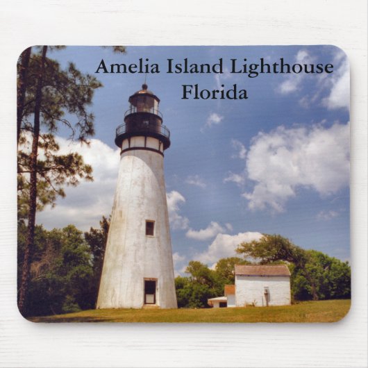 Amelia Island Lighthouse, Florida Mousepad Muismat (Voorkant)