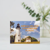 Amelia Island Lighthouse, Floride Carte postale (Debout devant)