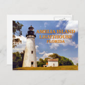 Amelia Island Lighthouse, Floride Carte postale (Devant / Derrière)