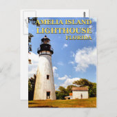 Amelia Island Lighthouse, Floride Carte postale (Devant / Derrière)