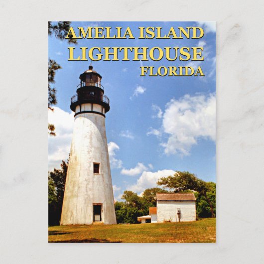 Amelia Island Lighthouse, Floride Carte postale (Devant)