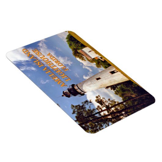 Amelia Island Lighthouse, Floride Magnet Flexi (Côté Droit)