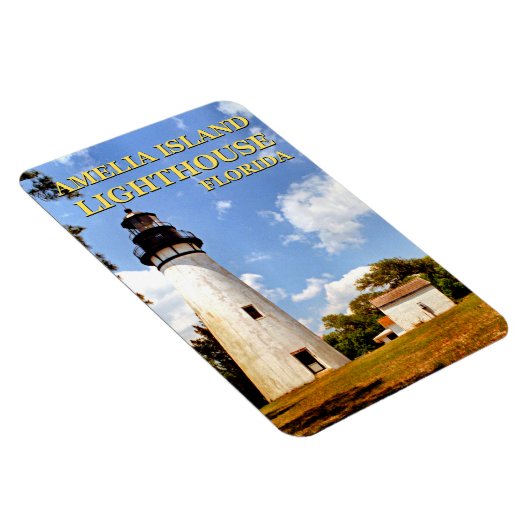 Amelia Island Lighthouse, Floride Magnet Flexi (Côté Droit)
