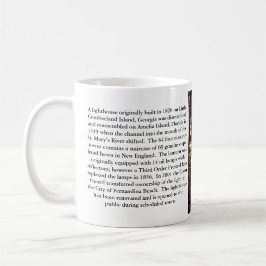 Amelia Island Lighthouse, Floride Mug (Gauche)
