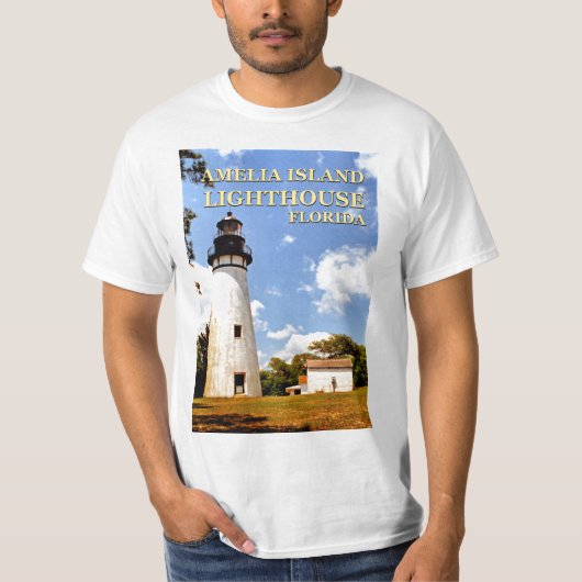 Amelia Island Lighthouse, Floride T-Shirt (Devant)