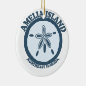 Amelia Island - Sand Dollar. Keramisch Ornament (Rechts)
