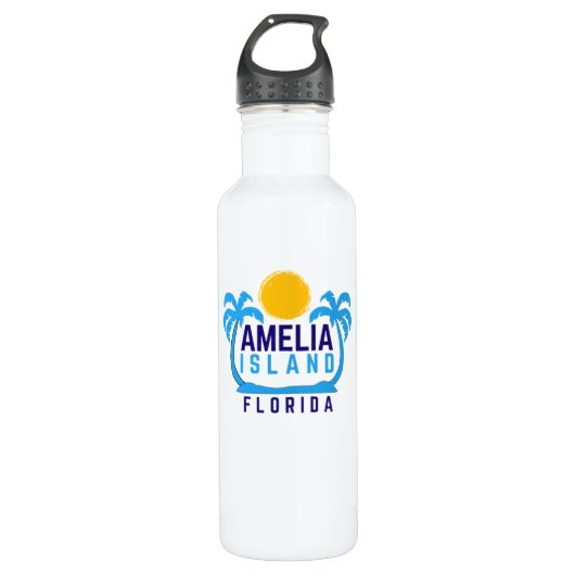 Amelia Island Water Bottle Waterfles (Voorkant)