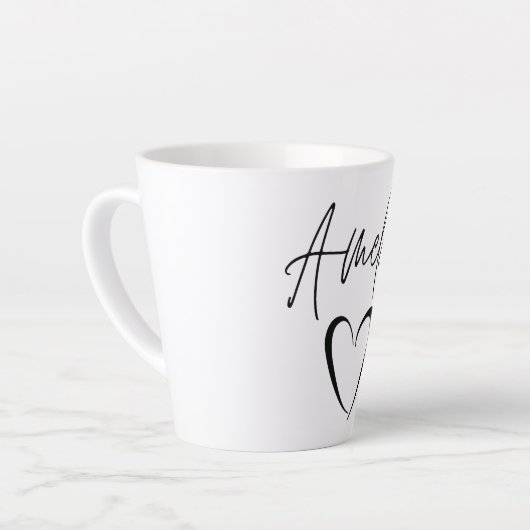 Amelia Name Mok, Custom Name Coffee Mok (Linkerhoek)
