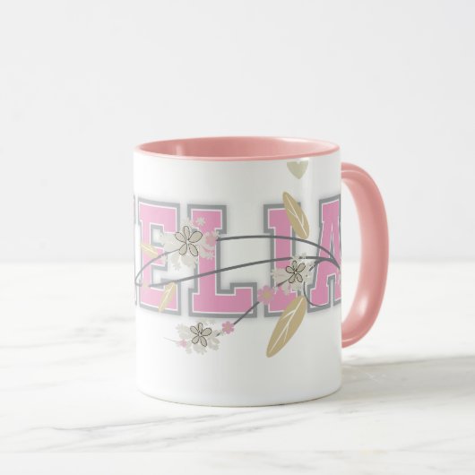 Amelia Nom Mug personnalisé (Devant droit)