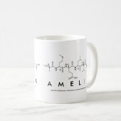 Amelia peptide nom mug (Devant droit)