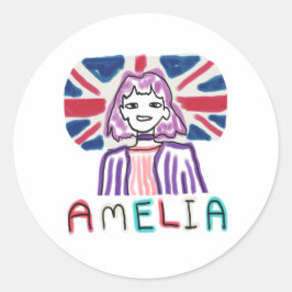 Amelia Prevent Pathways Ronde Sticker