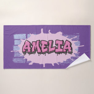 Amelia Votre Nom Graffiti Bath Beach Towne