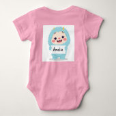 Amelia's Super Sweet Monster Romper (Achterkant)