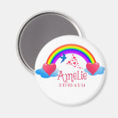 Amelie over de regenboogmagneet magneet (Voorkant / Achterkant)