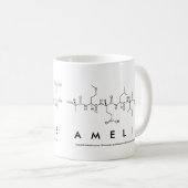 Amélie peptide nom mug (Devant droit)