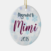 Amélioré À Mimi Ornement de Noël Personnalisé (Droite)