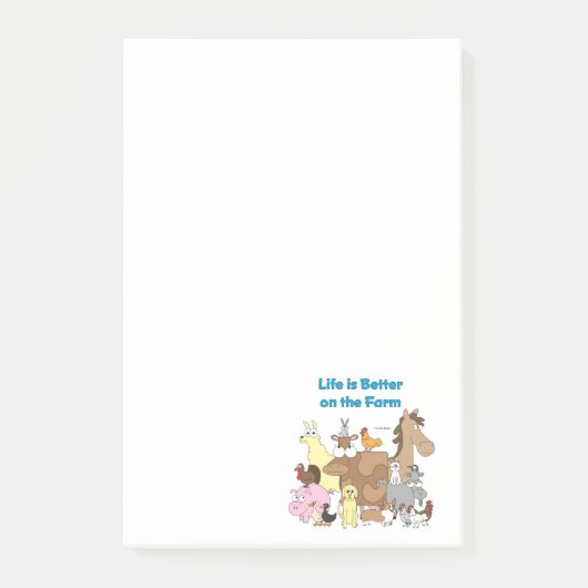 Améliorez à la ferme - notes de post-it (Devant)