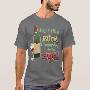 Améliorez avec le T-shirt d'obscurité d'âge