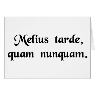 Améliorez tard que jamais