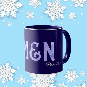 Amen Bijbelvers Moderne Typografie Persoonlijk Mok