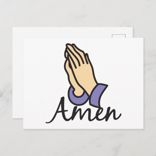Amen Briefkaart (Voorkant / Achterkant)