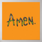 Amen, het zij zo poster (Voorkant)