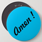 AMEN! RONDE BUTTON 6,0 CM (Voorkant /achterkant)