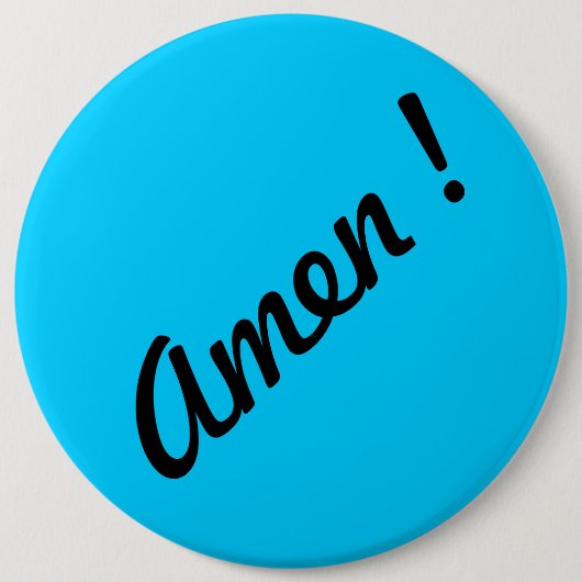 AMEN! RONDE BUTTON 6,0 CM (Voorkant)