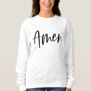Amen Spirituelle Dames Comfy Sweatshirt doux