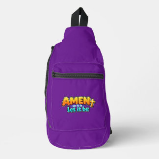 Amen - zo is het - laat het zo zijn sling bag