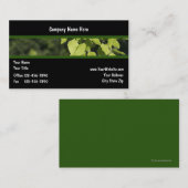 Aménagement des cartes de visite (Devant / Derrière)