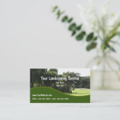 Aménagement des cartes de visite (Debout devant)