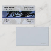 Aménagement des cartes de visite (Devant / Derrière)