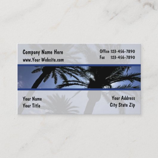 Aménagement des cartes de visite (Devant)