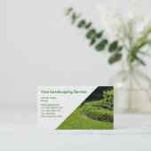 Aménagement des cartes de visite (Debout devant)