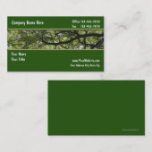 Aménagement des cartes de visite (Devant / Derrière)