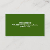 Aménagement du carte de visite (Dos)