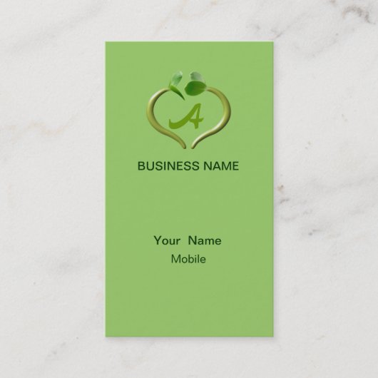 Aménagement du carte de visite (Devant)