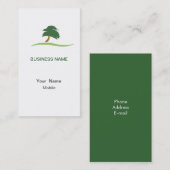 Aménagement du carte de visite (Devant / Derrière)