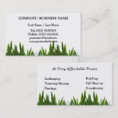 Aménagement du carte de visite (Devant / Derrière)