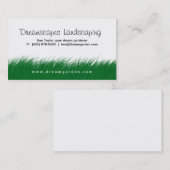 Aménagement du carte de visite d'herbe sauvage de (Devant / Derrière)