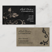 Aménagement du feuille noir de suède de carte de (Devant / Derrière)