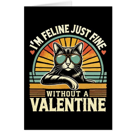 Amende Feline sans Valentine Cat Anti-Valentines (Devant)