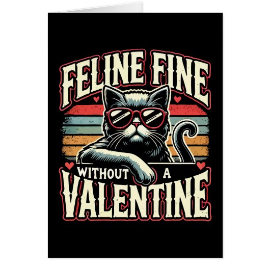 Amende Feline sans Valentine Cat Anti-Valentines (Devant)