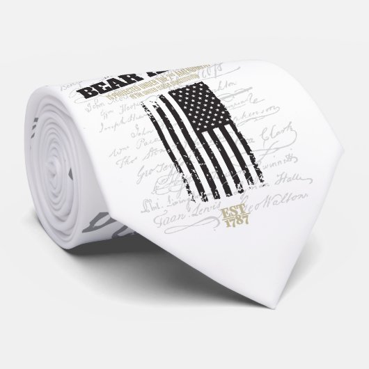 Amendement II - Droit aux armes d'ours - Cravate (Roulé)