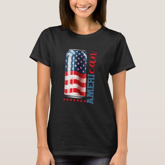 Ameri can  4th of july Sublimation 6 T-shirt (Voorkant)