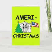 Ameri-Kerstmis - Maak Kerstmis weer geweldig Feestdagen Kaart (Voorkant)