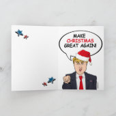 Ameri-Kerstmis - Maak Kerstmis weer geweldig Feestdagen Kaart (Binnen)