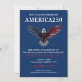 AMERICA250 FEESTVIERING 4 JULI FEESTDAG KAART (Voorkant)