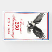 America 250 Anniversary Bald Eagle Spandoek (Horizontaal)